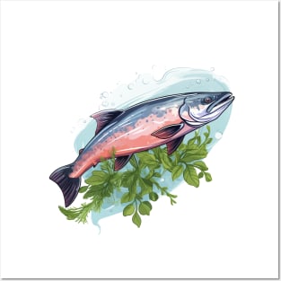 Pacific Northwest Salmon Posters and Art